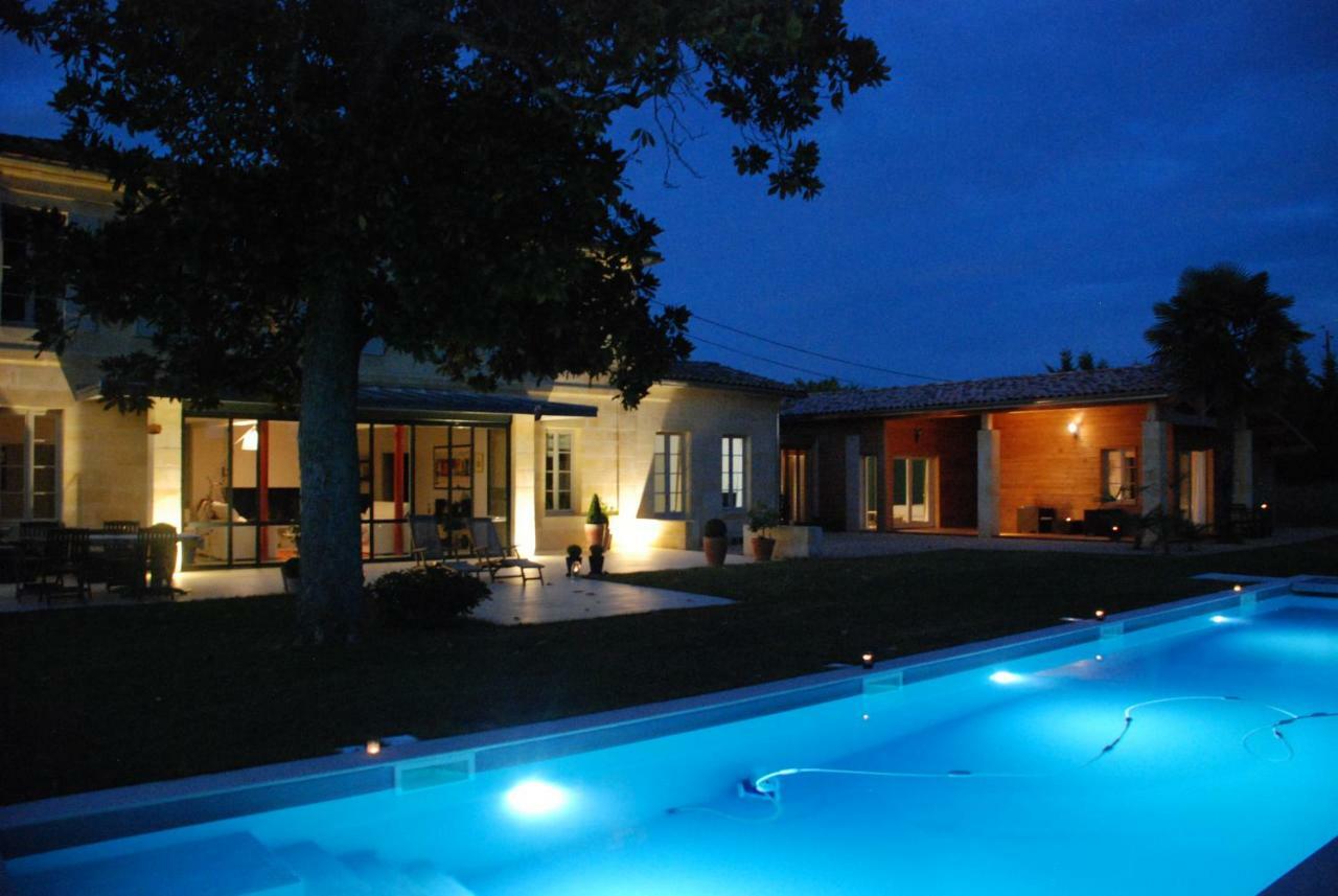Les Ambeles Bed & Breakfast Saint-Magne-de-Castillon Eksteriør bilde